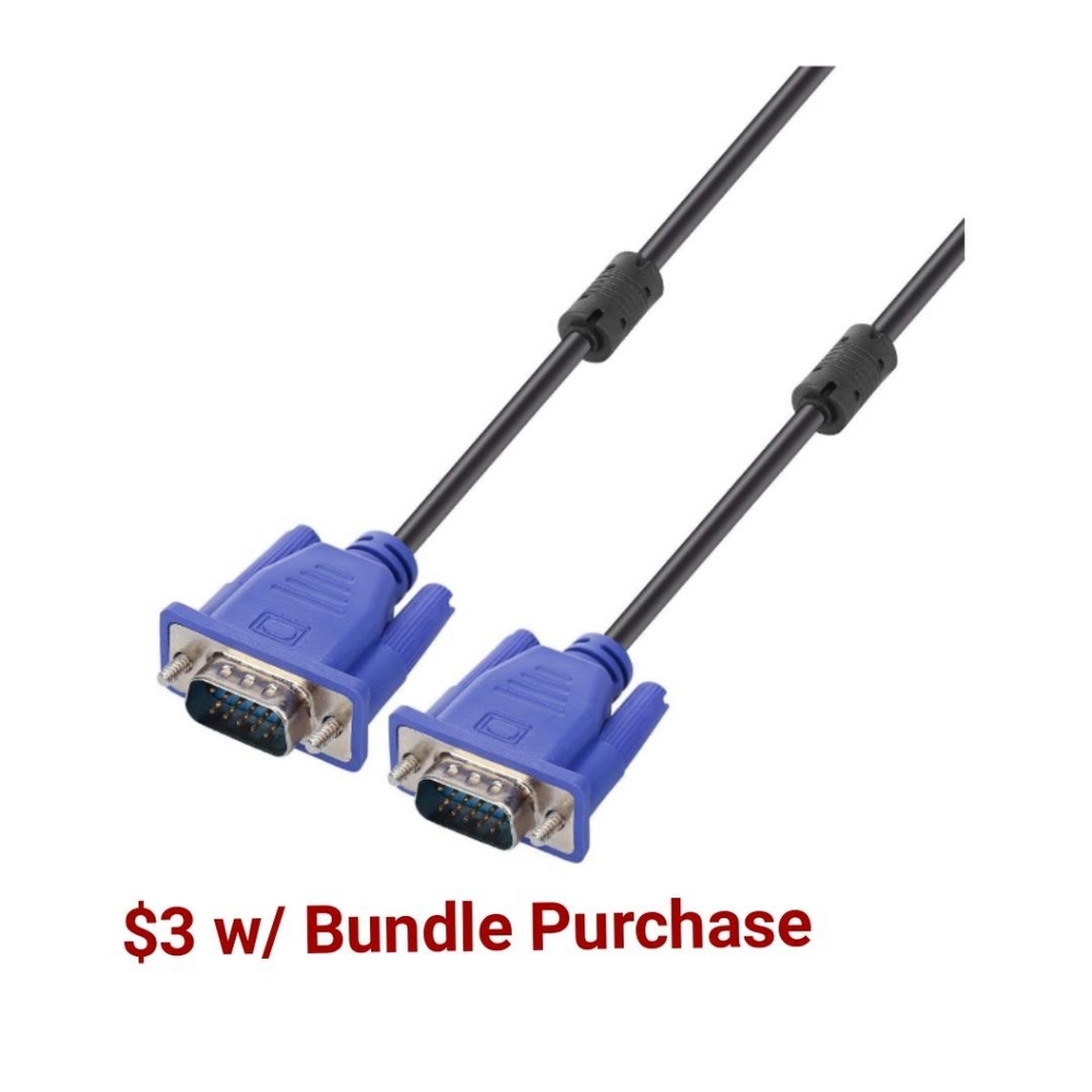 Blue VGA Cable for Computers
